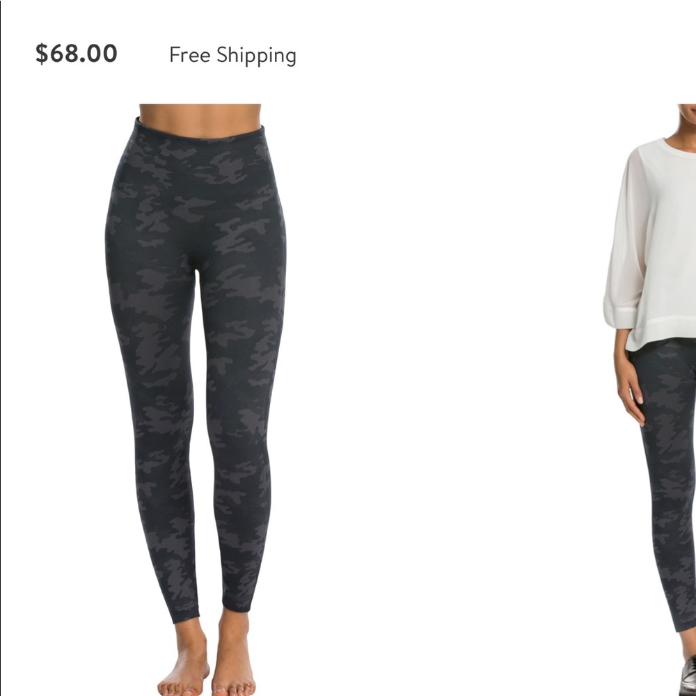Spanx Seamless Legging Blue Camo